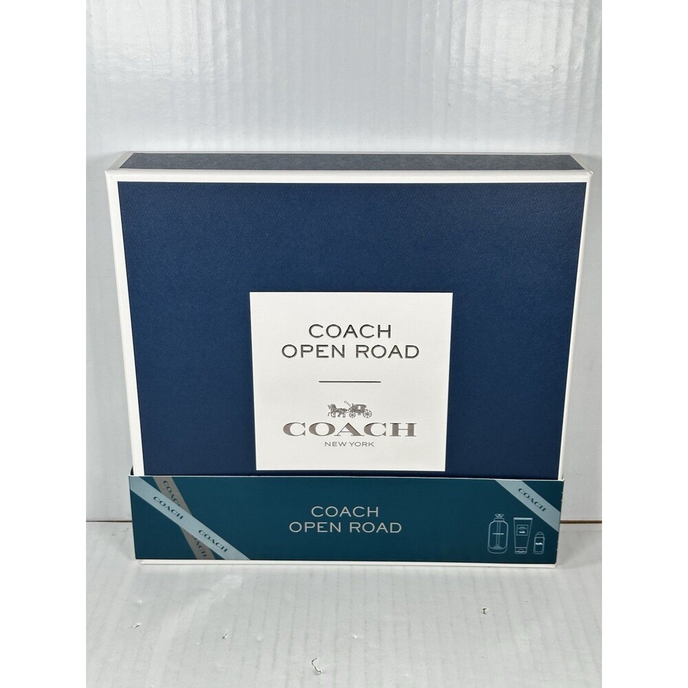 Coach New York, Open Road For Men,3 Piece Gift Set, 3.3 oz BRAND NEW